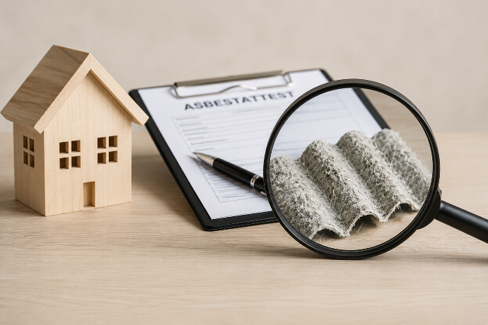 Voorbereiding van een asbestattest voor verkoop van een woning