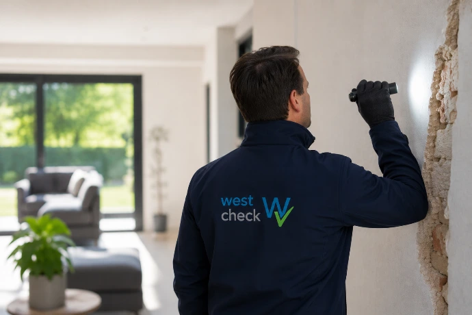 Inspectie van woning voor opmaak van een asbestattest